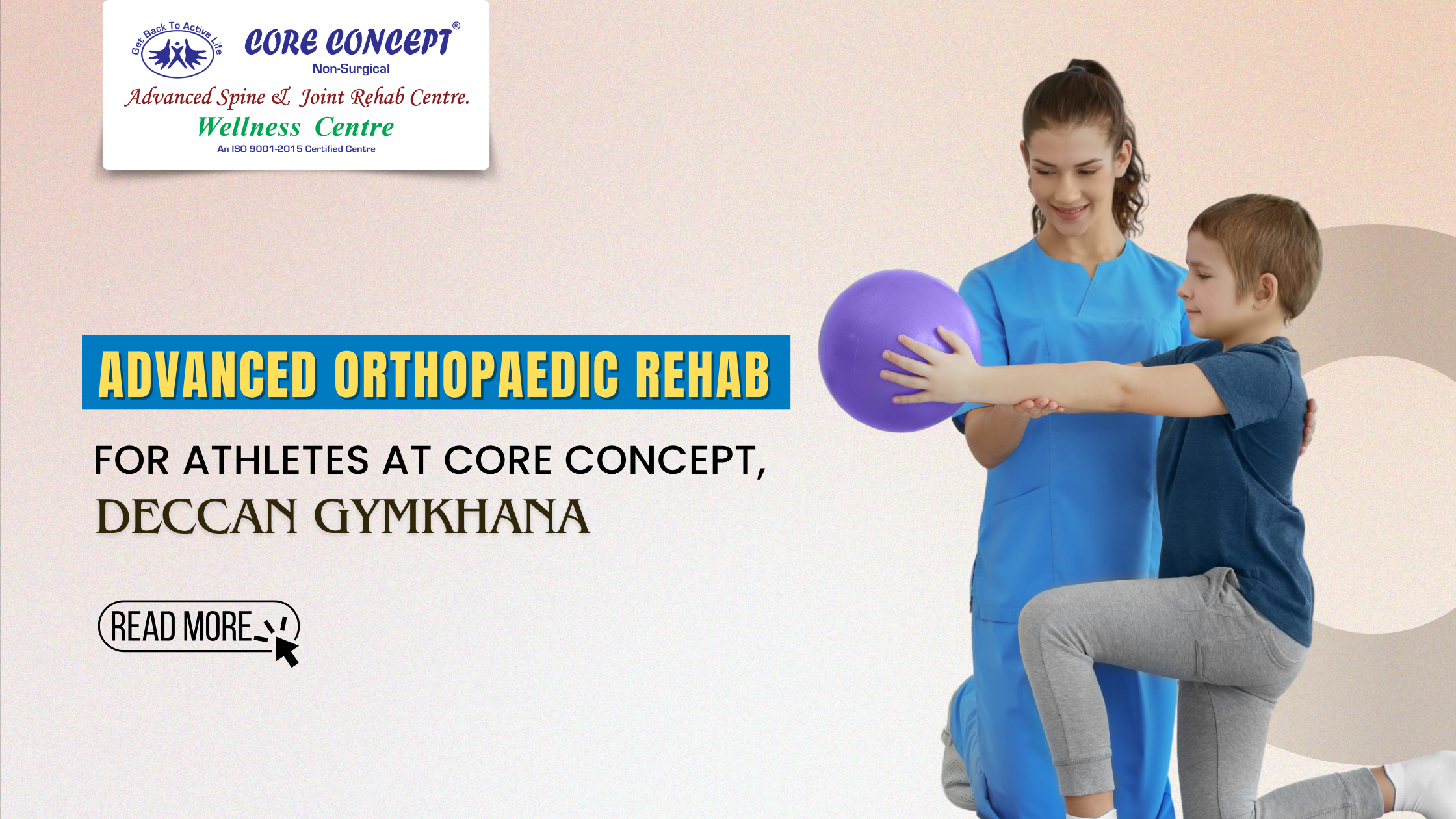 Advanced Orthopaedic Rehab for Athletes at Core Concept, Deccan Gymkhana