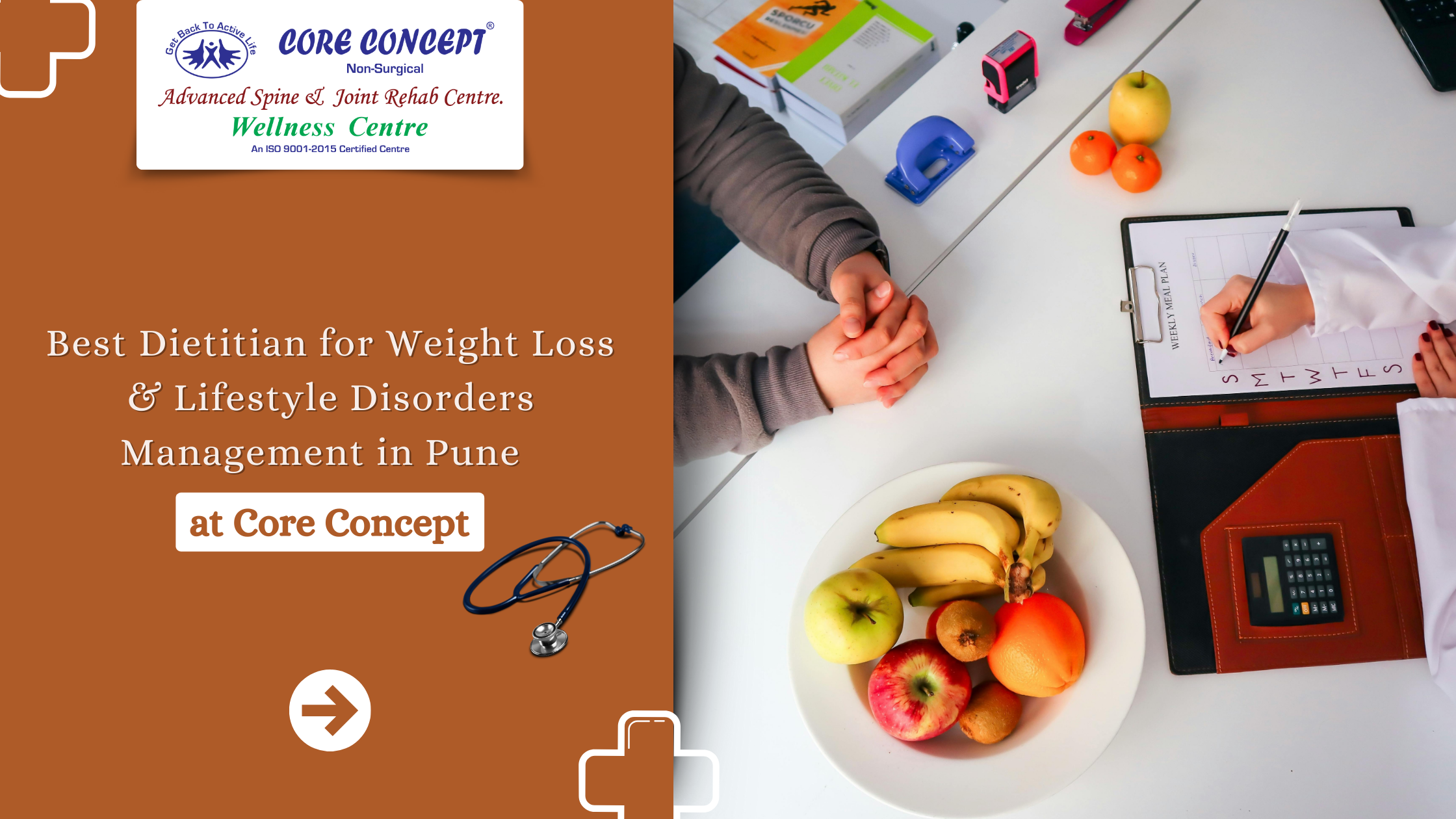 Best Dietitian for Weight Loss & Lifestyle Disorders Management in Pune at Core Concept